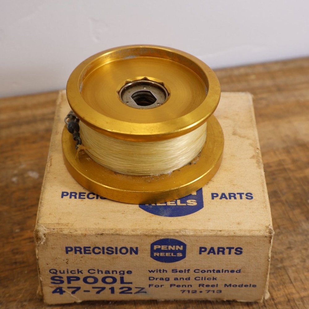 Vintage Penn 47-712Z Spool Assembly with Drag Washers Spinfisher 712Z 713Z w Box